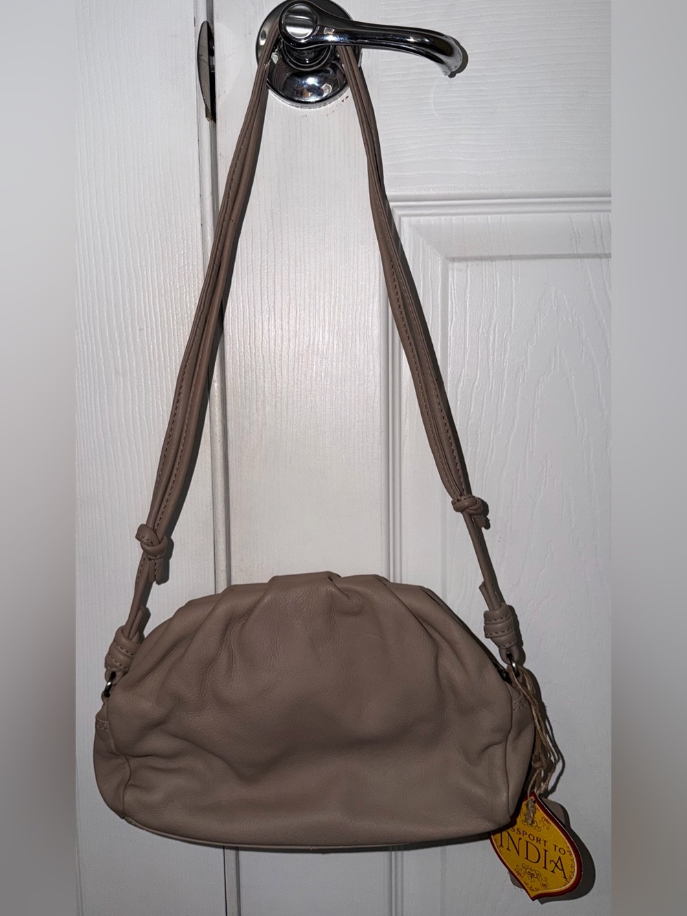 Passport to India Pleated Shoulder/Crossbody Bag